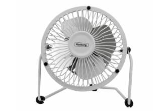 Ventilador de Mesa Portátil USB Blanco