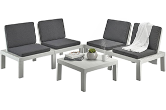 Dmora Set Salotto da Esterno Vigevano