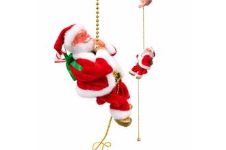 Papá Noel Escalador con Música