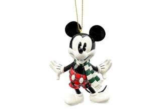 Mickey Mouse Colgante 3D con Bufanda Vintage