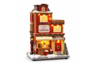 Cafetería con Luces LED y Música 27,5 cm