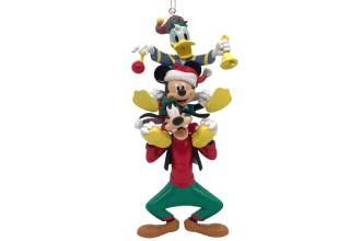 Trío Mickey, Donald y Goofy Colgante 3D