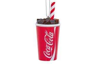 Vaso de Coca-Cola con Pajita Colgante 3D