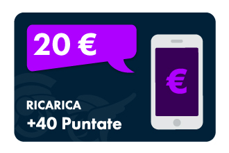 20&euro; Ricarica Tel. +40 P