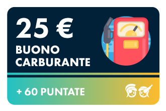 25&euro; Carburante +60P